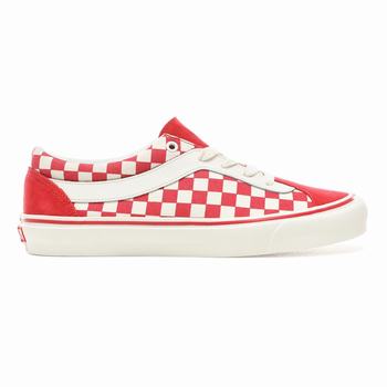 Férfi Vans Checkerboard Bold NI Tornacipő VA1564230 Piros